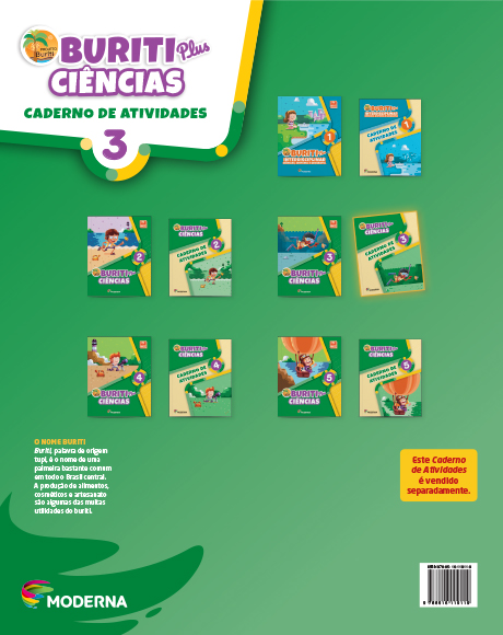 Caderno - Buriti Plus Ciências 3 - verso